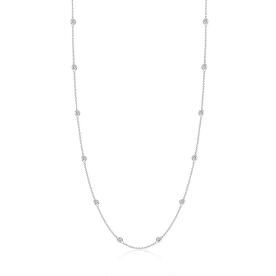 0.73 CTW Station Necklace