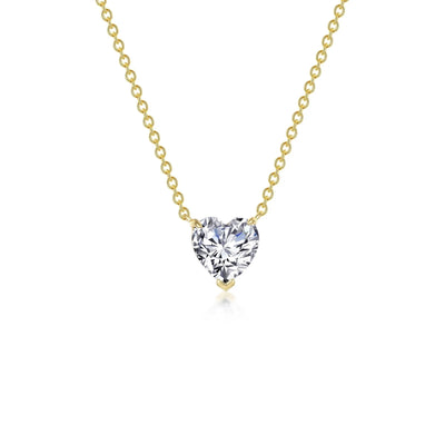 Heart Solitaire Necklace