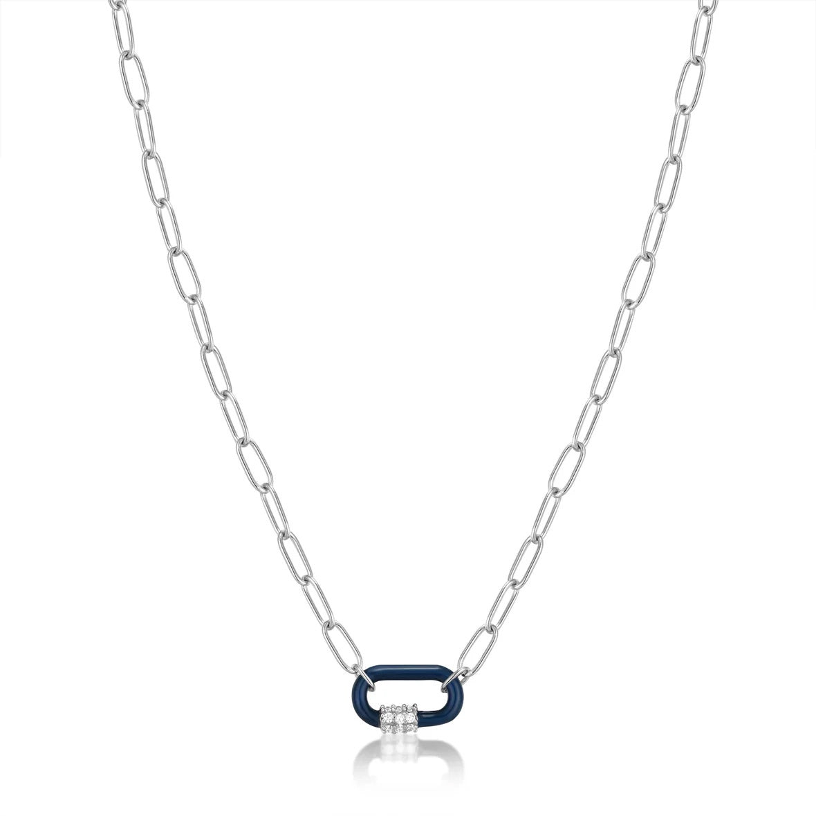 Bright Future - Enamel Carabiner Necklace