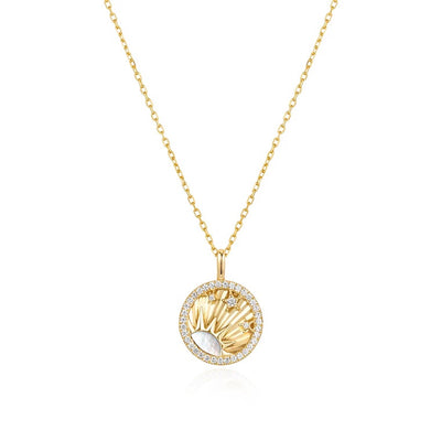 Sunshine Chaser - Gold Shiny Sun Star Necklace