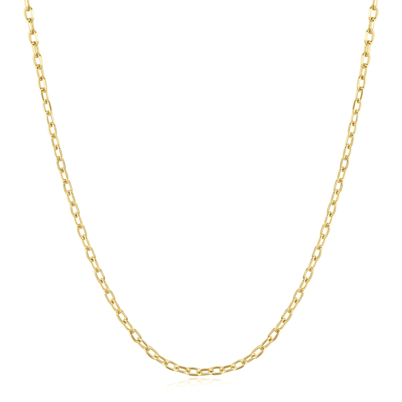 Pop Charms - Rectangle Link Chain Necklace