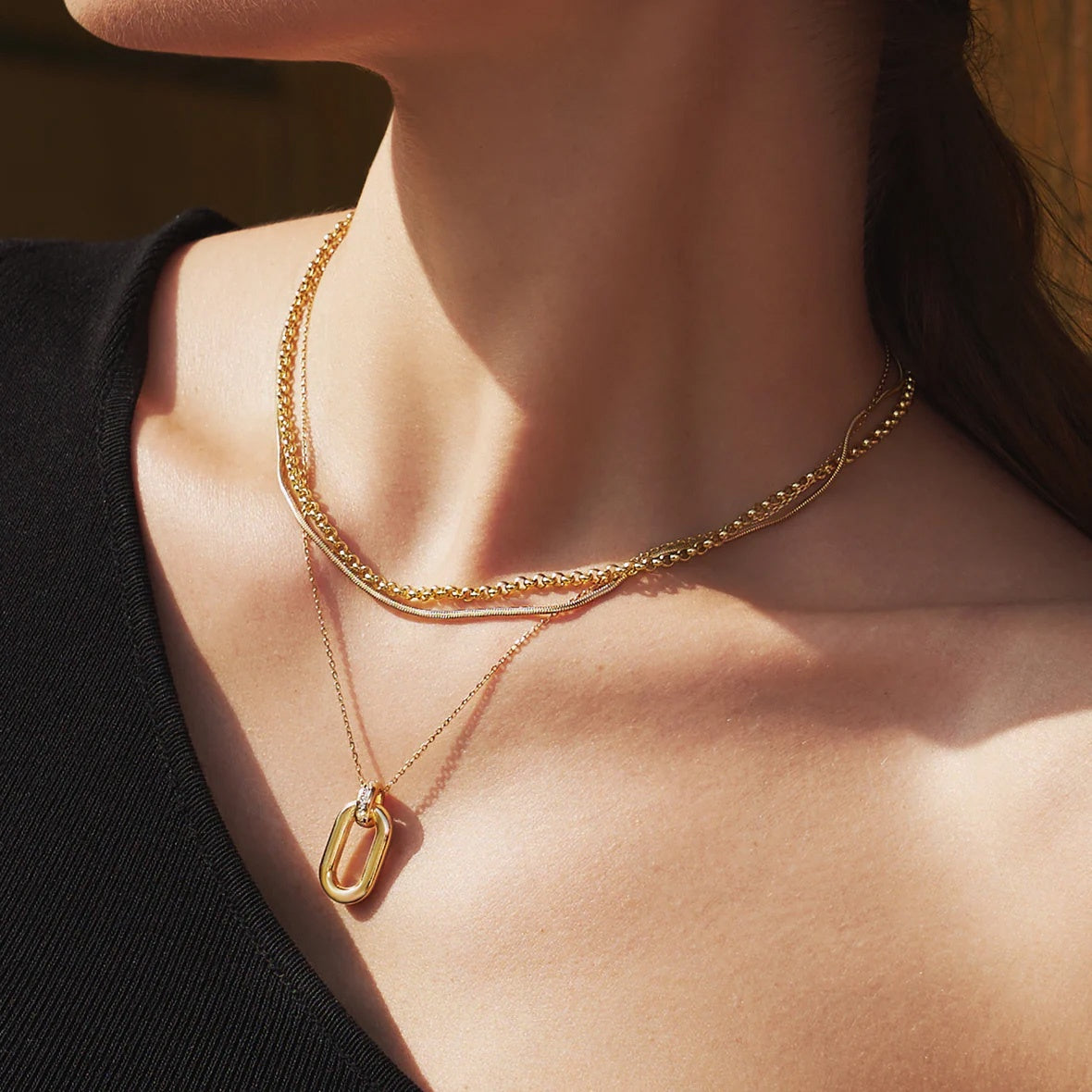 Vogue Maven - Rolo Chain Necklace