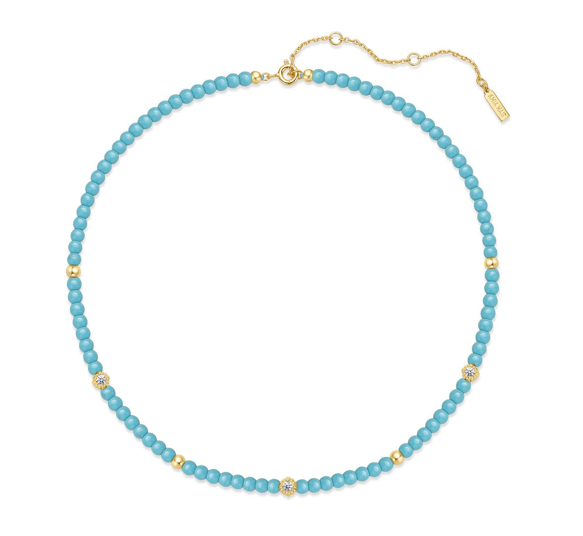 Chill Voyager - Lab Created Turquoise Necklace