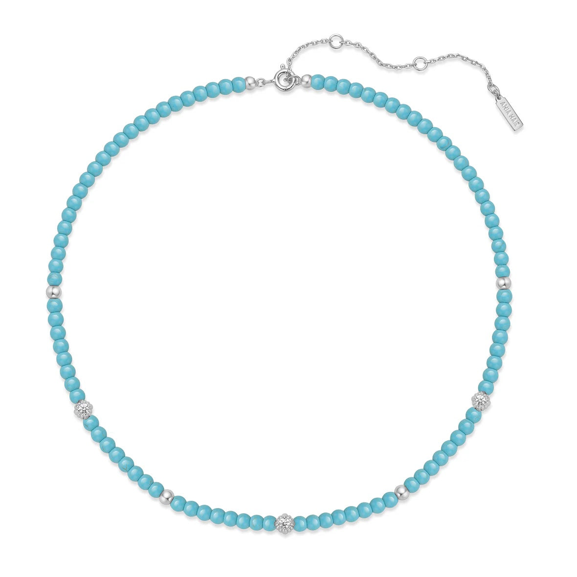 Chill Voyager - Lab Created Turquoise Necklace