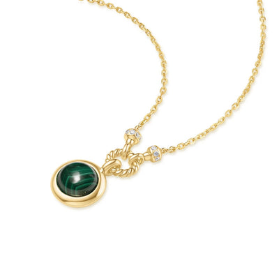 Chill Voyager - Malachite Reversible Vacation Necklace