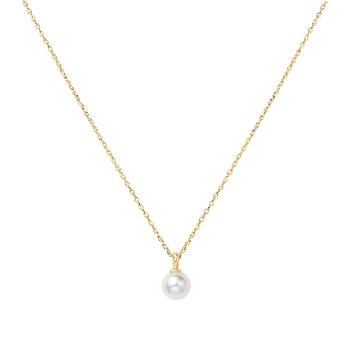 Miss Dainty - Pearl Drop Pendant Necklace