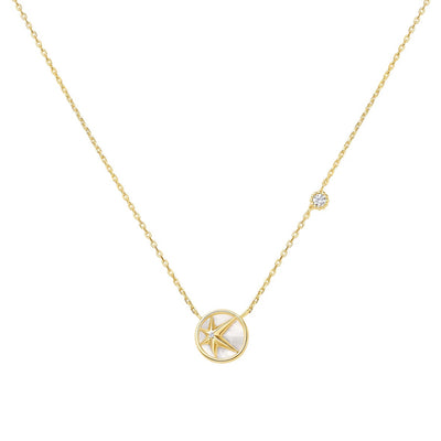 Miss Dainty - Starry Mother of Pearl Necklace