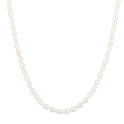 Reimaginer - Gold Shell Pearl Beaded Necklace