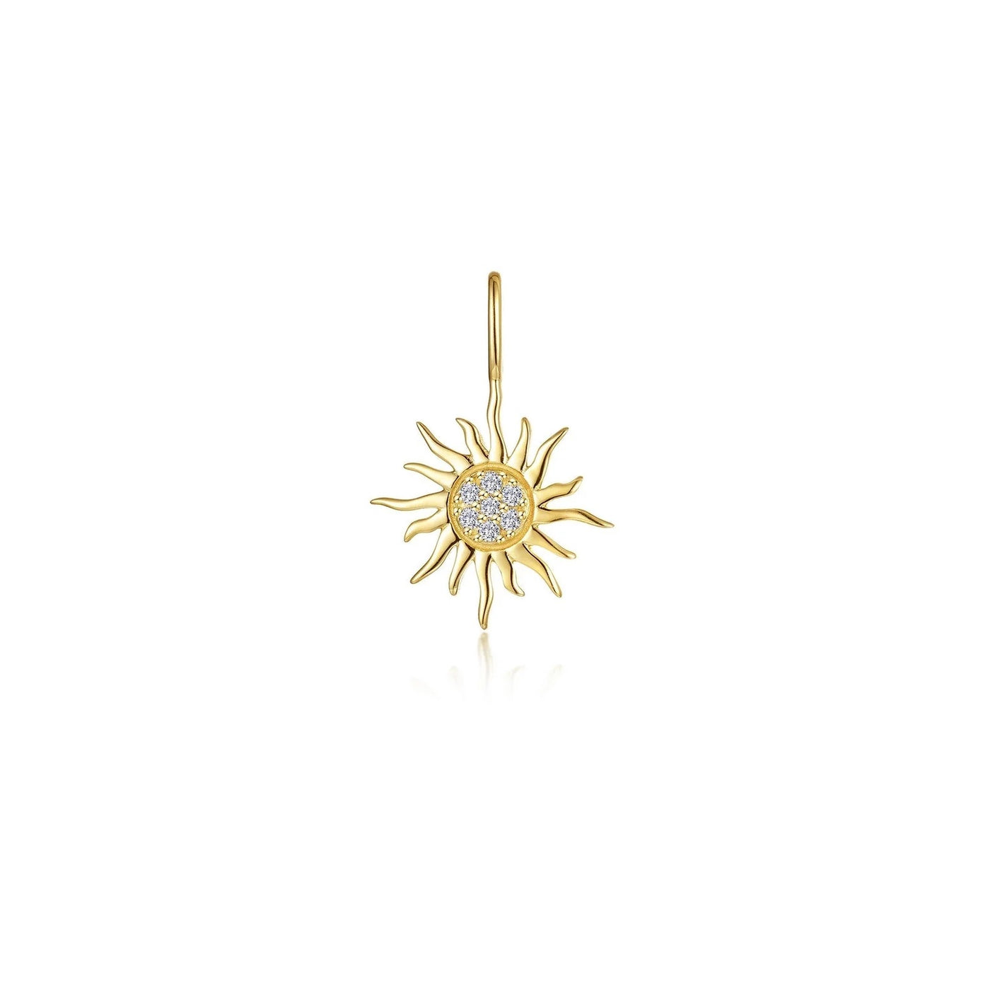 Golden Sun Charm Pendant