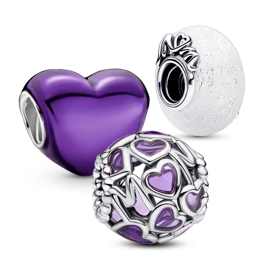 "Vibrant Mom" Charm Set