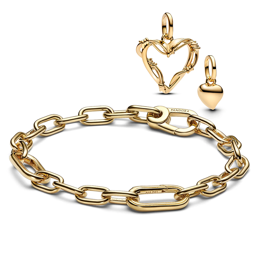 "Heart of Gold" Bracelet Set