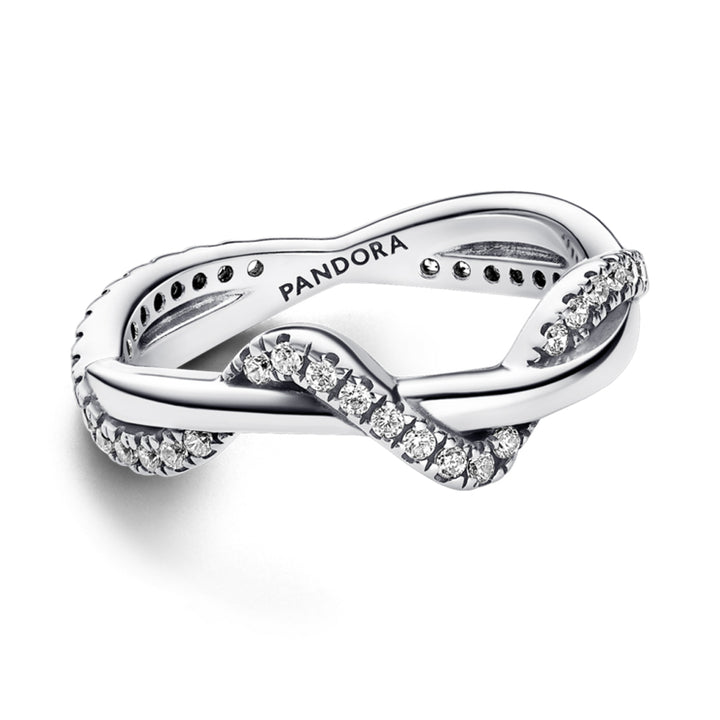 Twist of Fate Pandora Silver retailer Ring 5 6 7