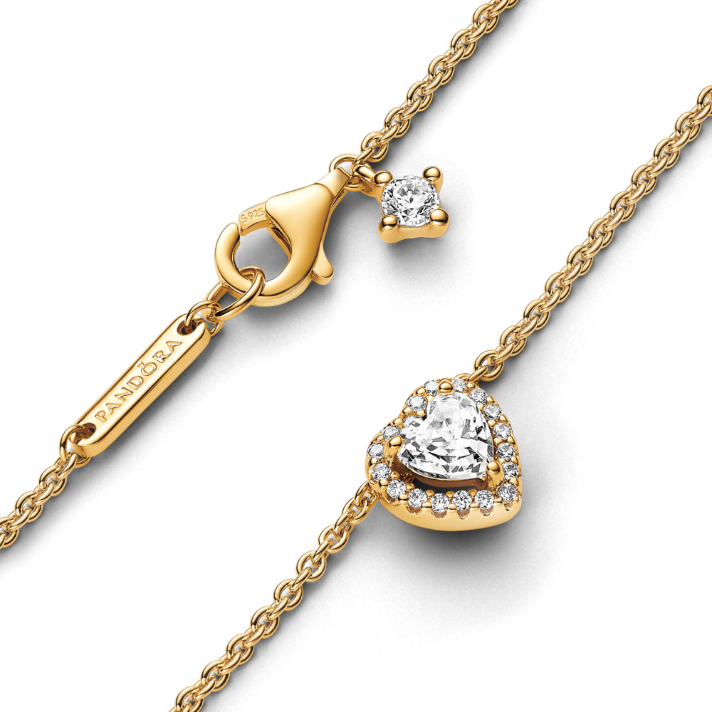 Sparkling Heart Collier Necklace – Pancharmbracelets