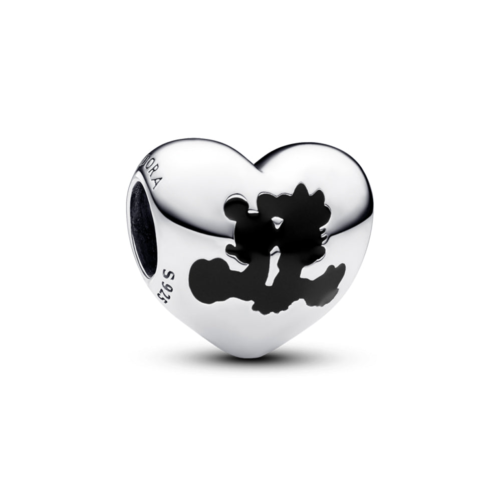 Disney Mickey Mouse & Minnie Mouse Heart Charm