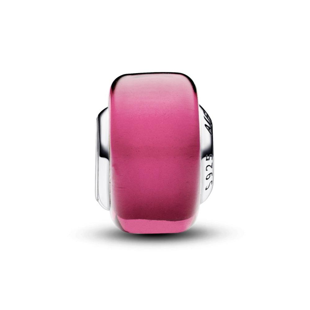 Pink Mini Murano Glass Charm