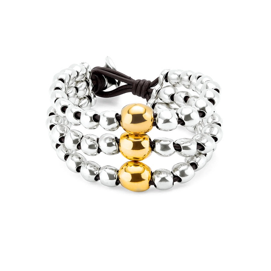 Ser Intrépida (Fearless) 3-Strand Bracelet
