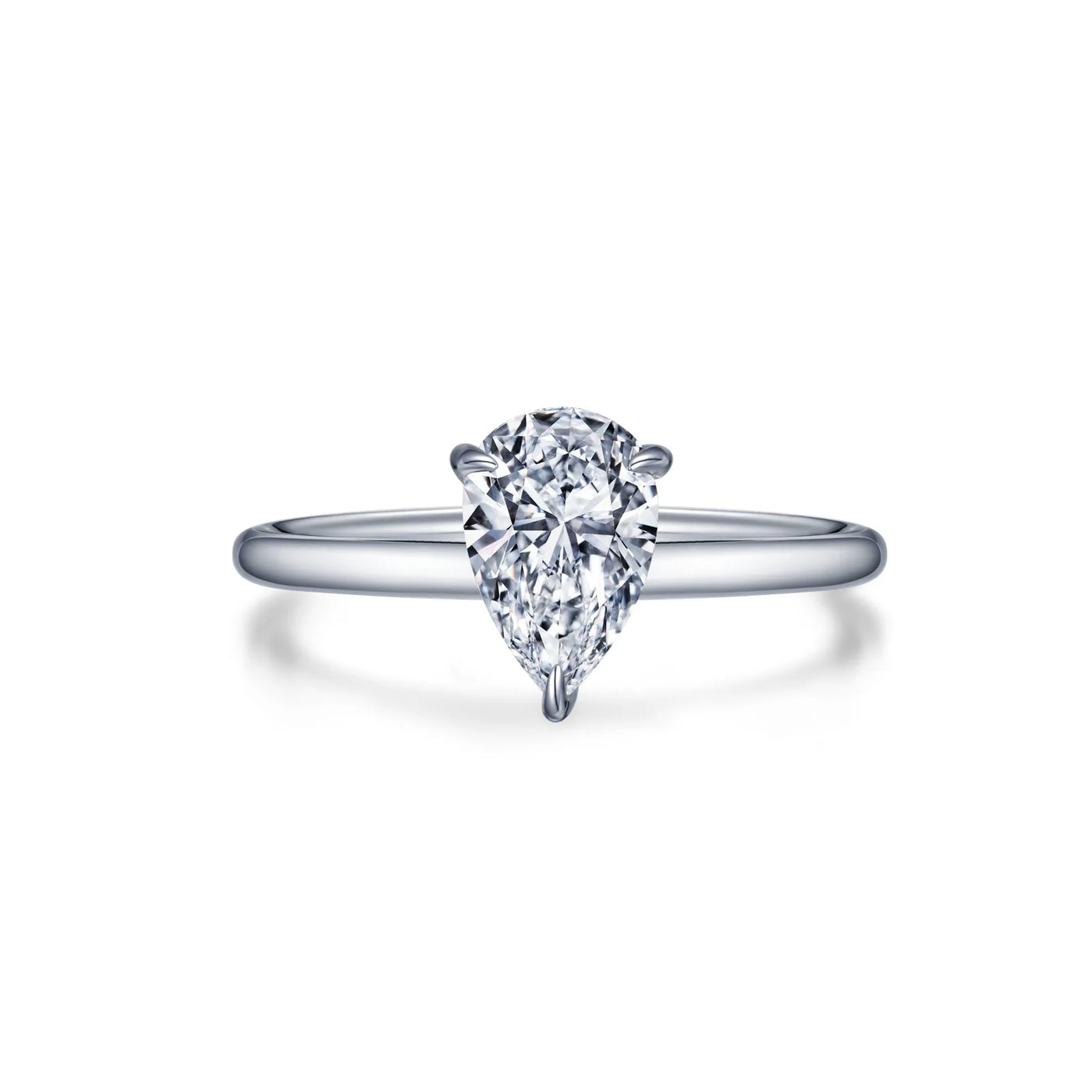 Pear-shaped Solitaire Engagement Ring