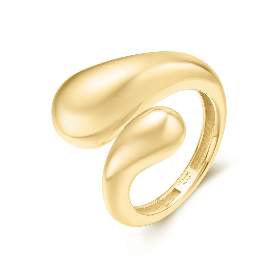 Vogue Maven - Sculptural Crossover Ring