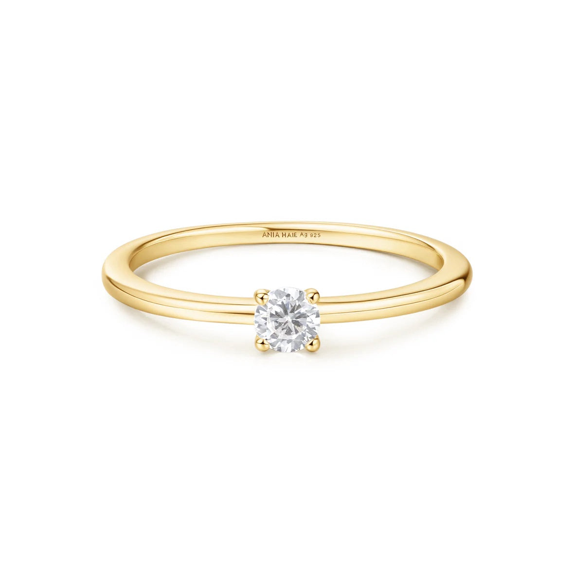 Sunny Sparkler - Classic Slim Stacking Ring