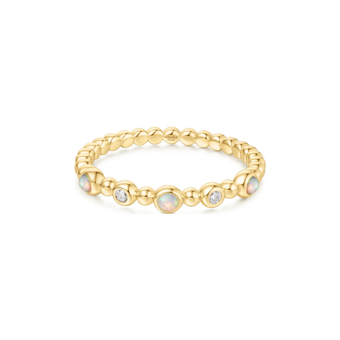 Sunny Sparkler - Kyoto Opal Beaded Ring