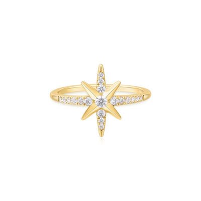 Miss Dainty - Eight-Pointed Star Signet Ring