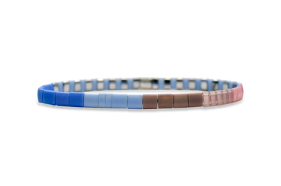 Godmother Morse Code Tila - Bibbidi Bobbidi Blue Bracelet