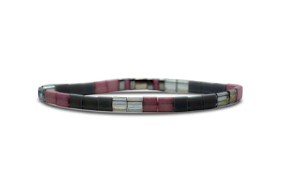 Mom - Morse Code Tila Bracelet