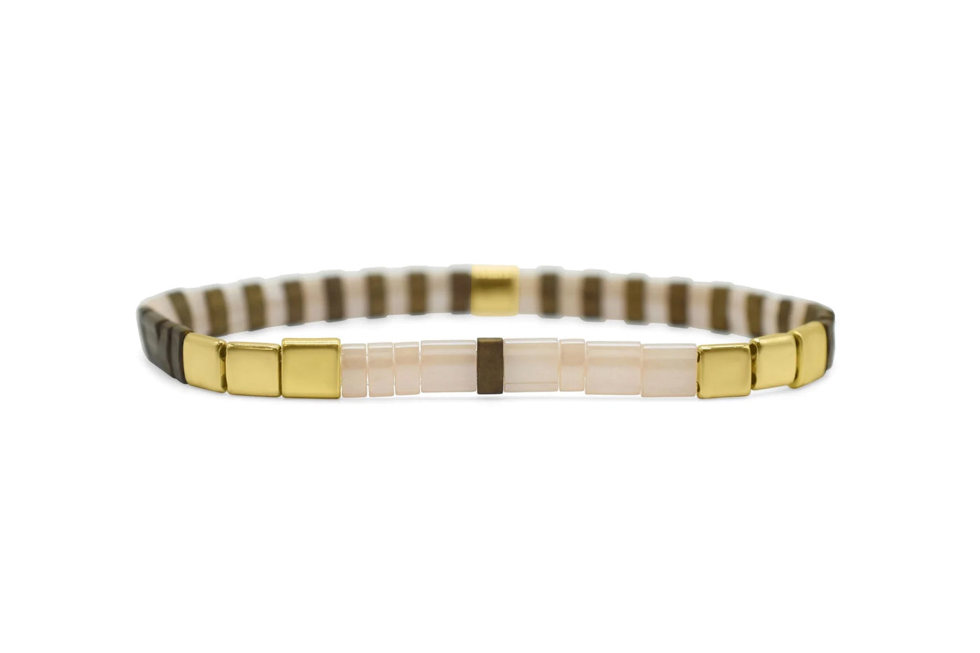 I Love You Morse Code Tila - Bonding Bronze Bracelet