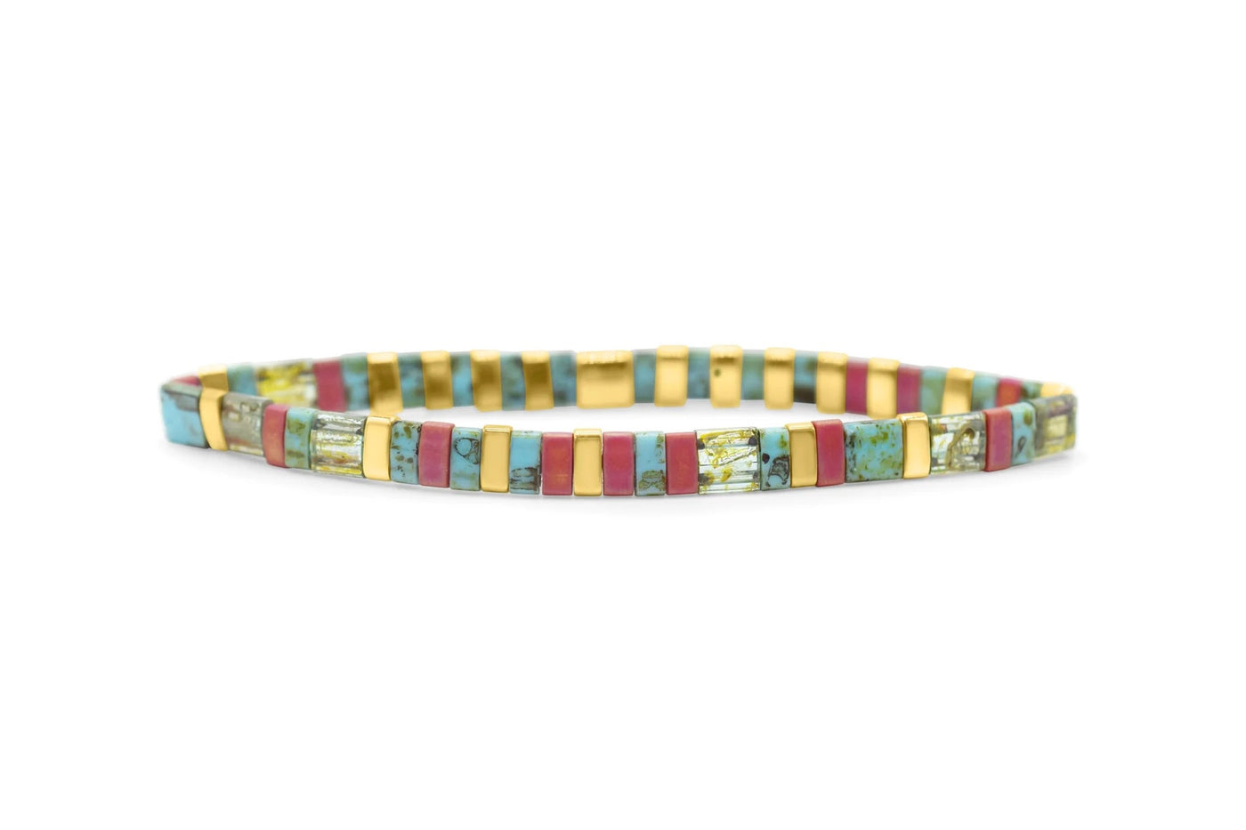 Fearless Tila - Wild Watermelon Morse Code Bracelet