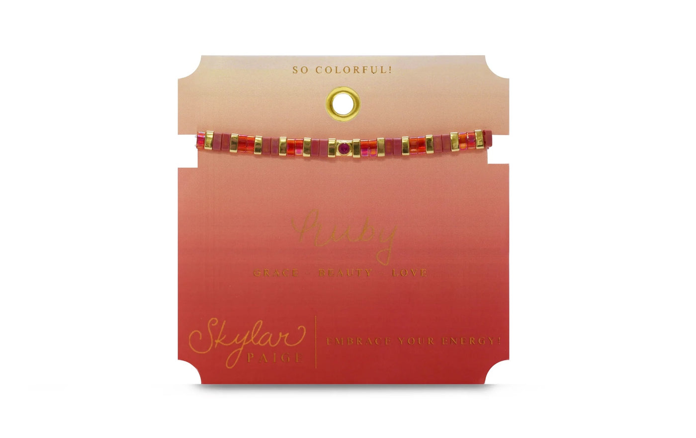 So Colorful! - Ruby Tila Morse Code Bracelet