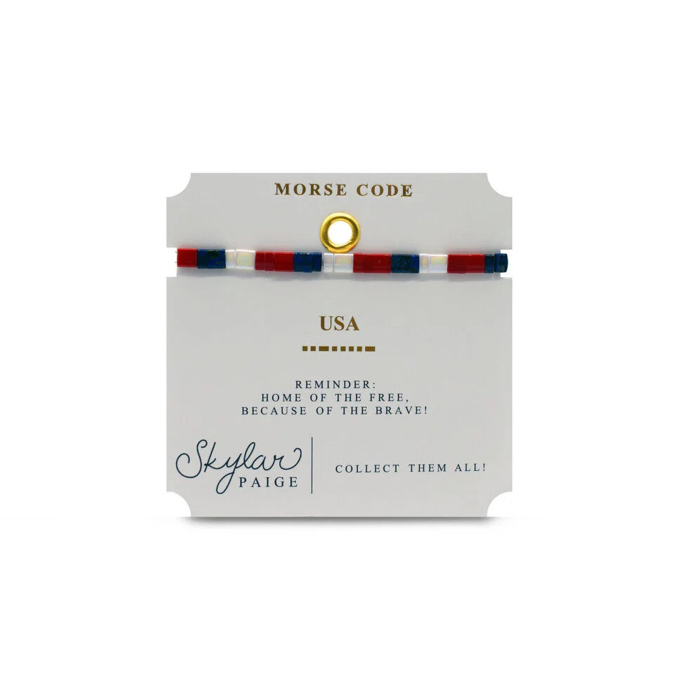 USA - Morse Code Tila Bracelet