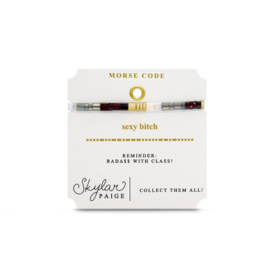 Sexy B!tch - Tila Morse Code Bracelet