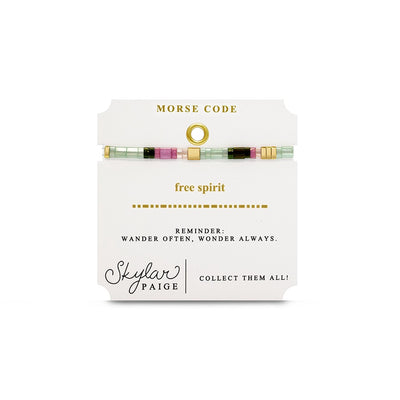 Free Spirit - Tila Morse Code Bracelet