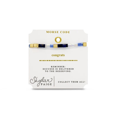 Congrats - Tila Morse Code Bracelet