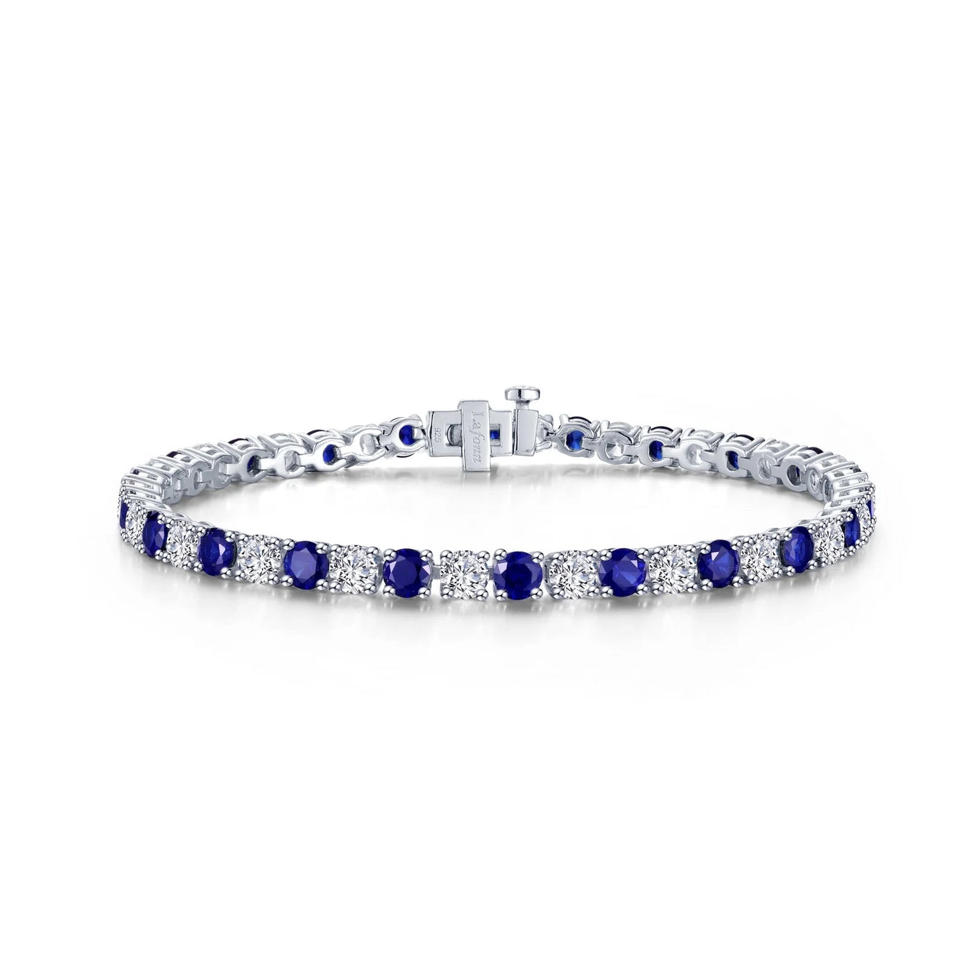 11 CTW Classic  Lab-grown Blue Sapphire Tennis Bracelet