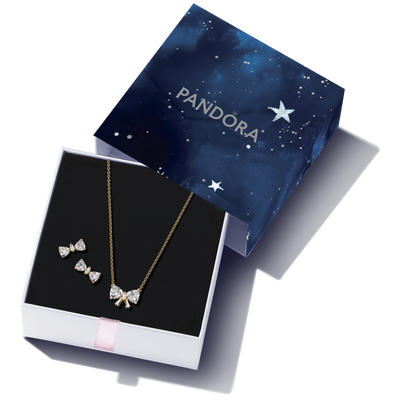 Sparkling Bow Jewelry Gift Set