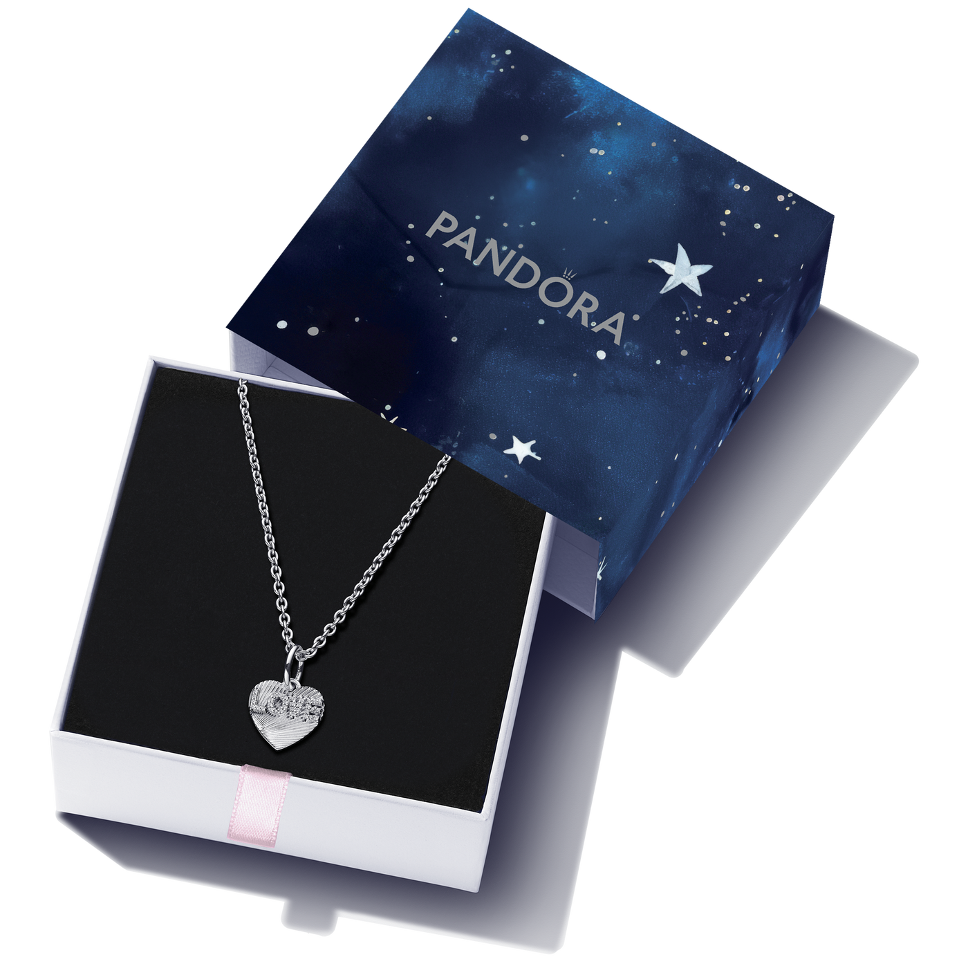 Pandora Engravable Love Heart Jewelry Gift Set