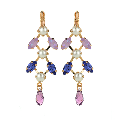 Mariana Marquise Chandelier "Romance" Leverback Earrings