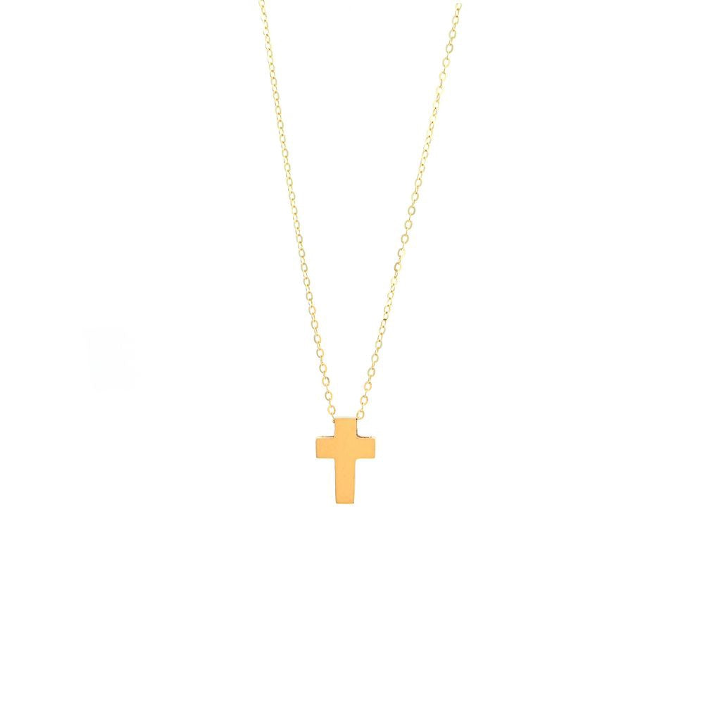 14kYG Cross Necklace