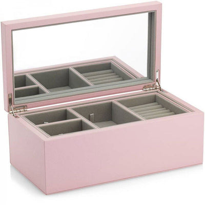 Pandora Medium Pink Leather Jewelry Box