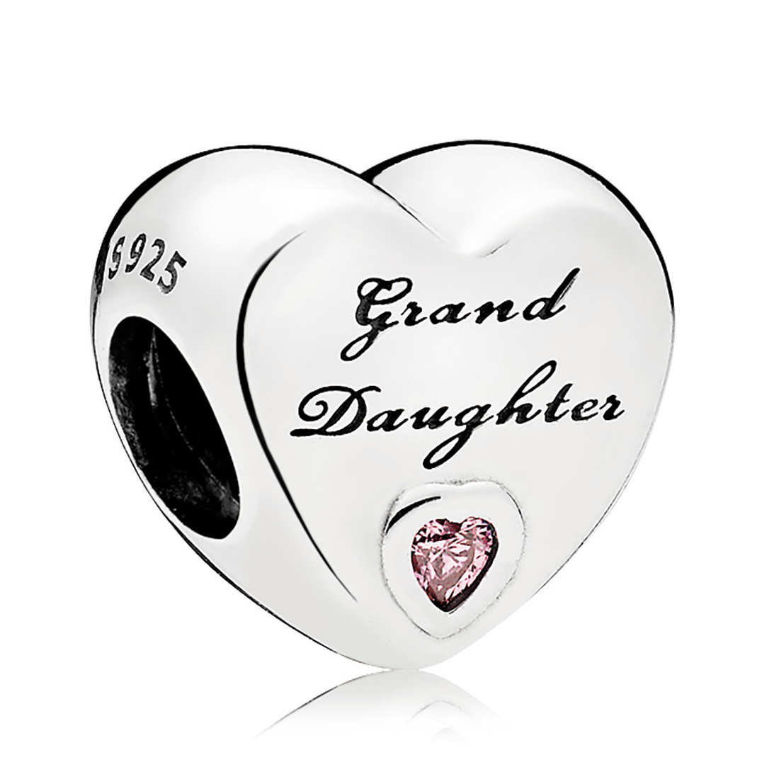 Pandora Granddaughter's Love Pink CZ Charm
