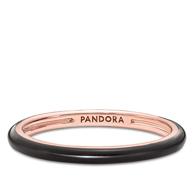 Pandora ME Black Enamel Ring