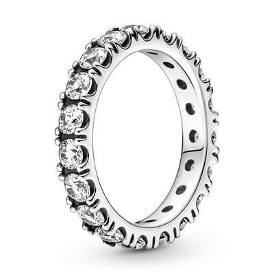 Pandora Sparkling Row Eternity Clear Ring