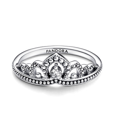 Pandora Regal Beaded Tiara Ring