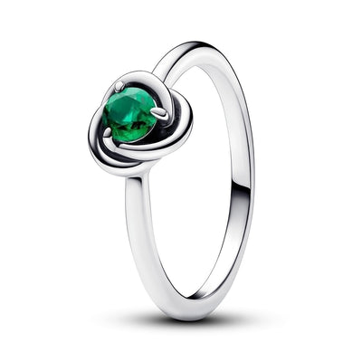 May Royal Green Eternity Circle Ring