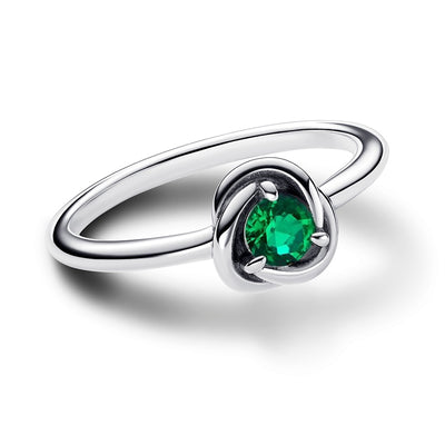 May Royal Green Eternity Circle Ring