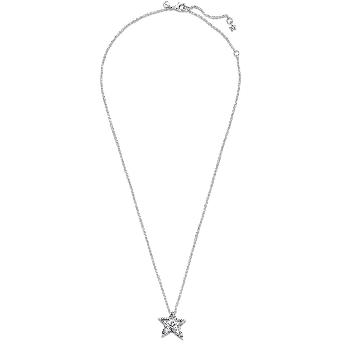 Pandora Asymmetric Star Collier Necklace