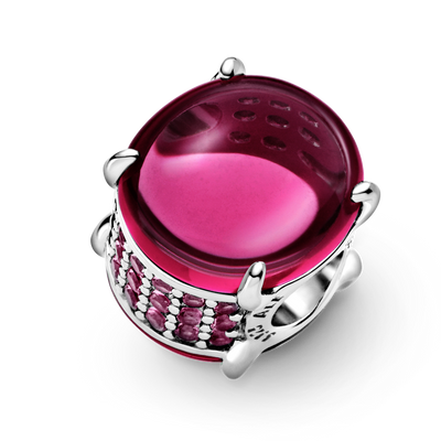 Pandora Fuchsia Oval Cabochon Charm