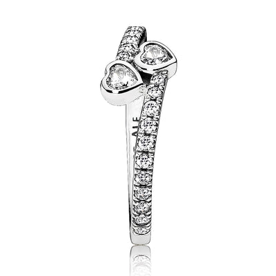 Pandora Forever Hearts, Clear CZ Ring