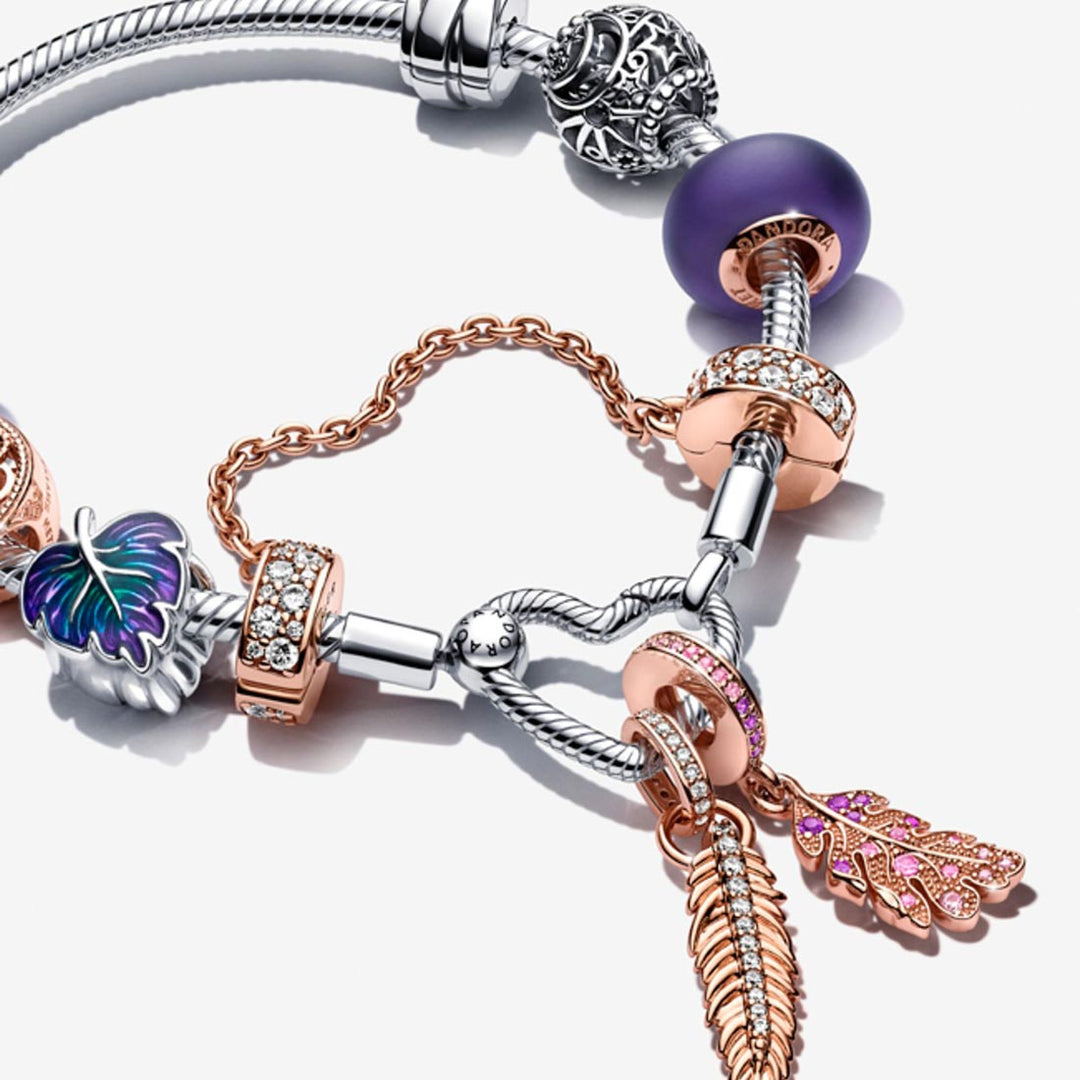 アクセサリー Pandora Heart Closure Snake Bracelet Pandora Moments Heart Closure Snake Chain Bracelet